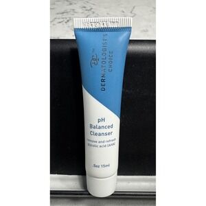 Dermatologists Choice pH Balanced Cleanser Refresh Glycolic Acid AHA .5oz NEW